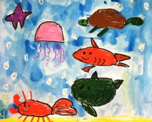 Caitlyn's Undersea Painting